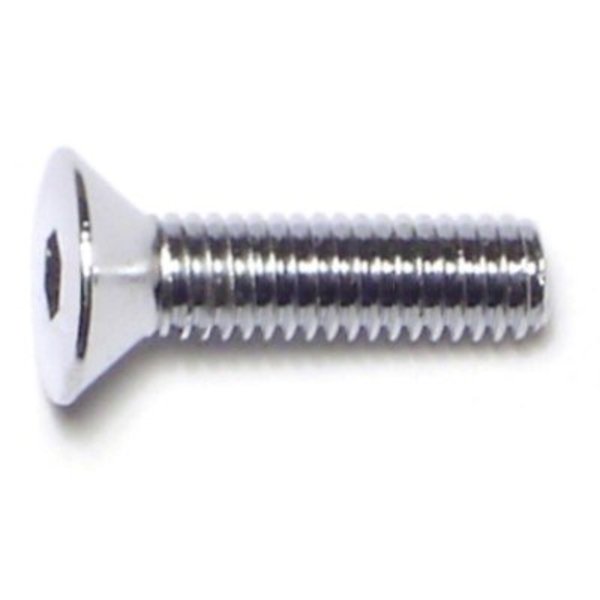 Midwest Fastener #10-32 Socket Head Cap Screw, Chrome Plated Steel, 3/4 in Length, 10 PK 74175